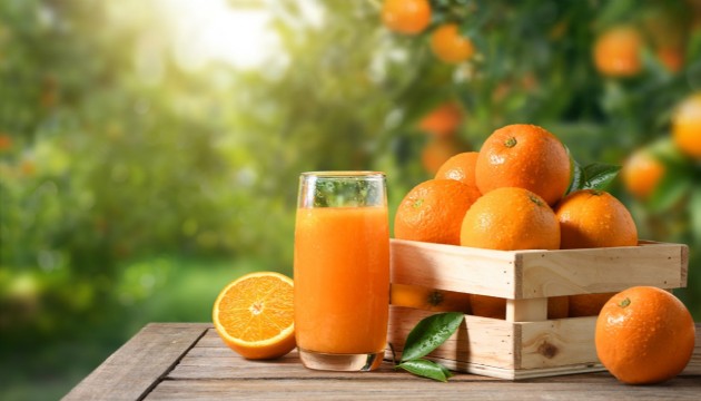 Vitamin ve antioksidan zengini portakal suyu kalp ve beyin için faydalı